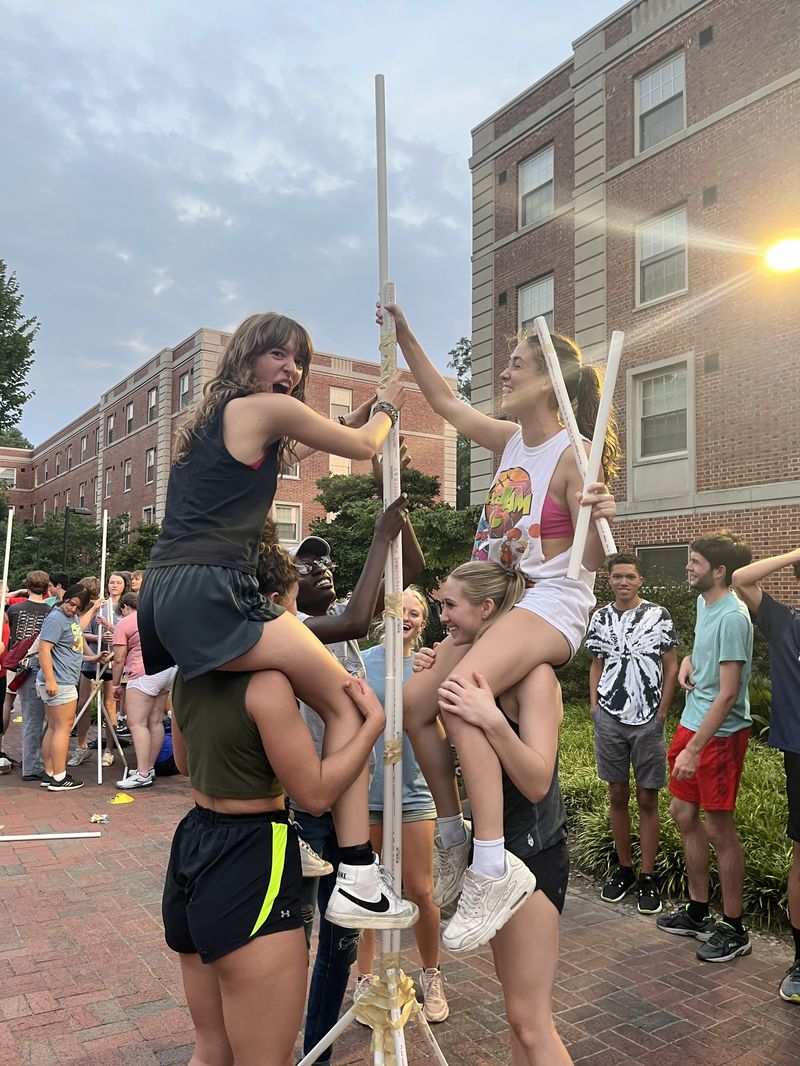 ENC students at a campus event